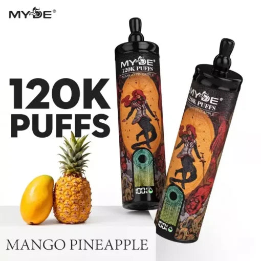 Vape MYDE 120.000 Puffs + Shisha Sound + Smart Screen + Type C