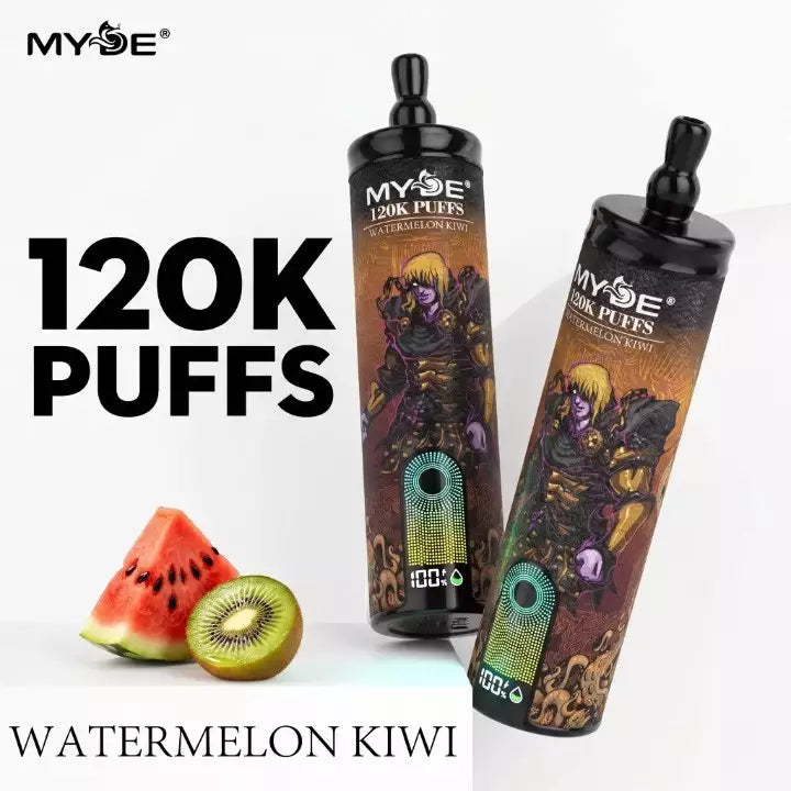 Vape MYDE 120.000 Puffs + Shisha Sound + Smart Screen + Type C