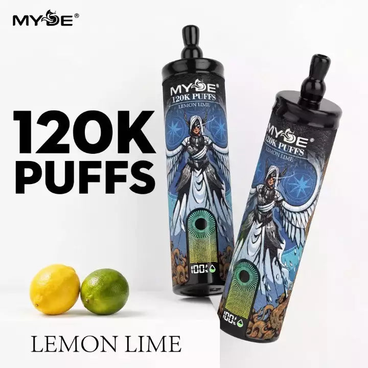 Vape MYDE 120.000 Puffs + Shisha Sound + Smart Screen + Type C