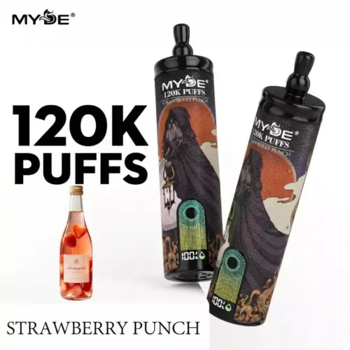 Vape MYDE 120.000 Puffs + Shisha Sound + Smart Screen + Type C