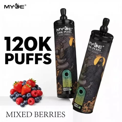 Vape MYDE 120.000 Puffs + Shisha Sound + Smart Screen + Type C