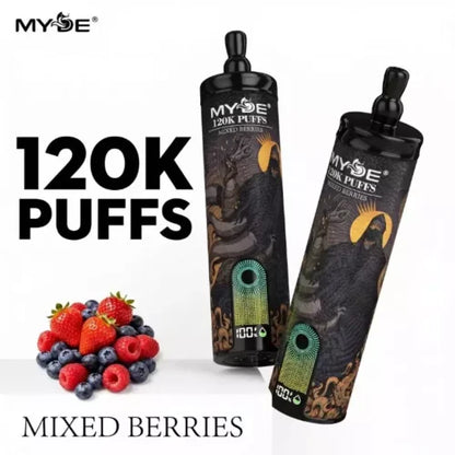 Vape MYDE 120.000 Puffs +Sunet Shisha +Ecran Smart +Type C
